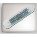 Plastic Translucent Gift Box for Two Pens